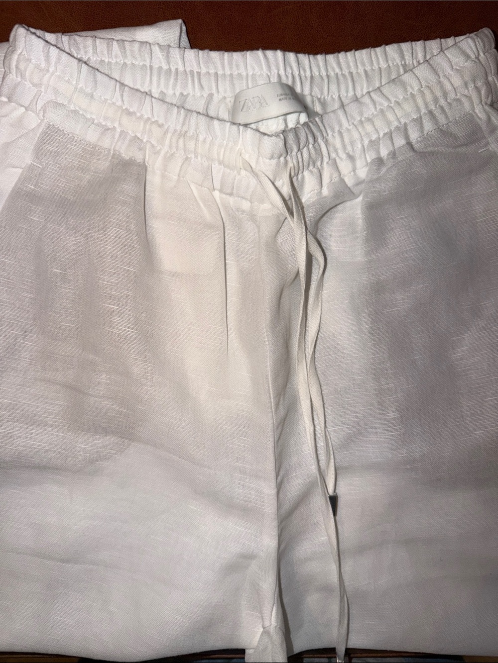 Zara Whiten Linen Pants